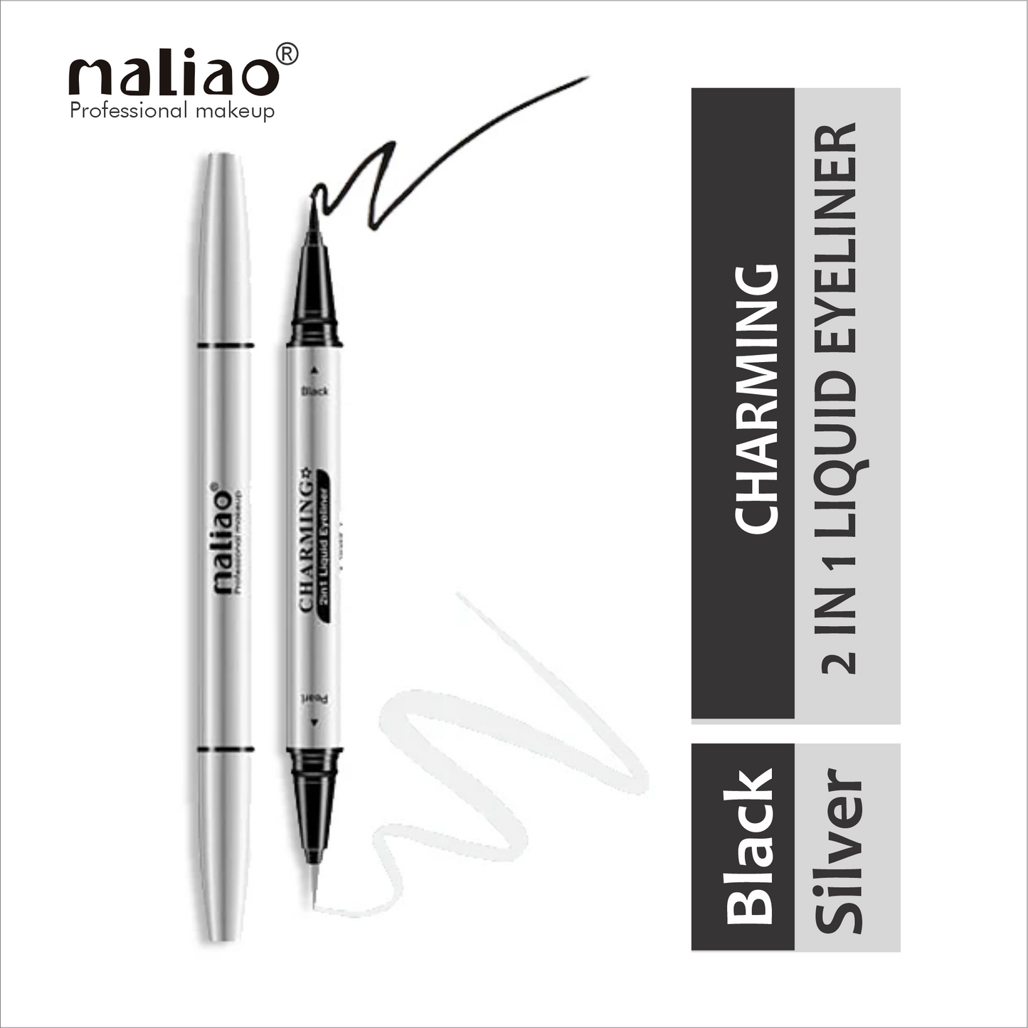 Maliao Charming 2 in 1 Liquid Eyeliner