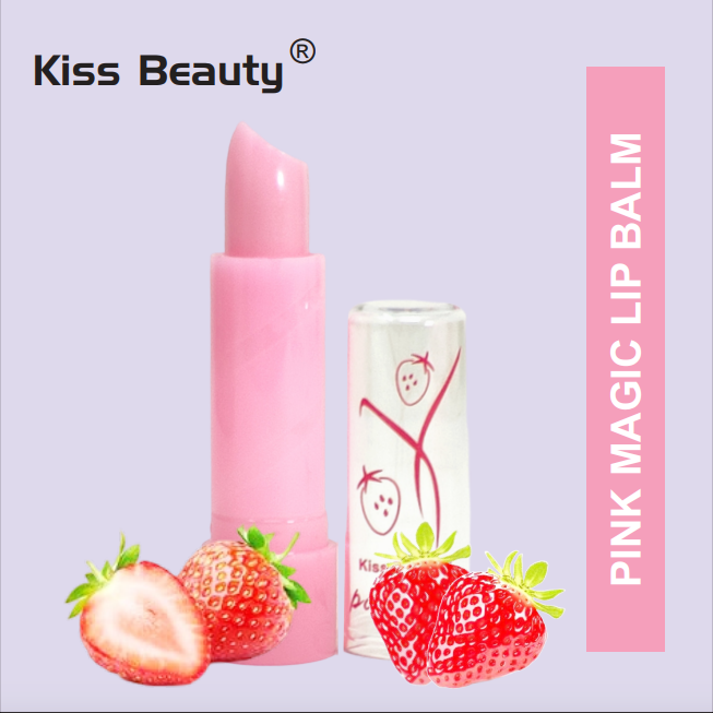 Kiss Beauty Pink Magic Lip Balm