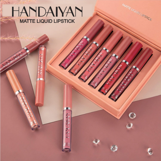 HANDAIYAN 6 Pcs Lipstick Set