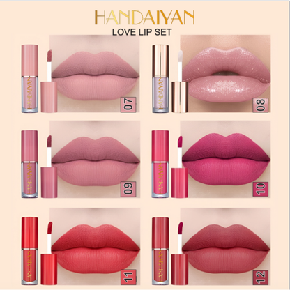 HANDAIYAN 12 Pcs Lipstick Set