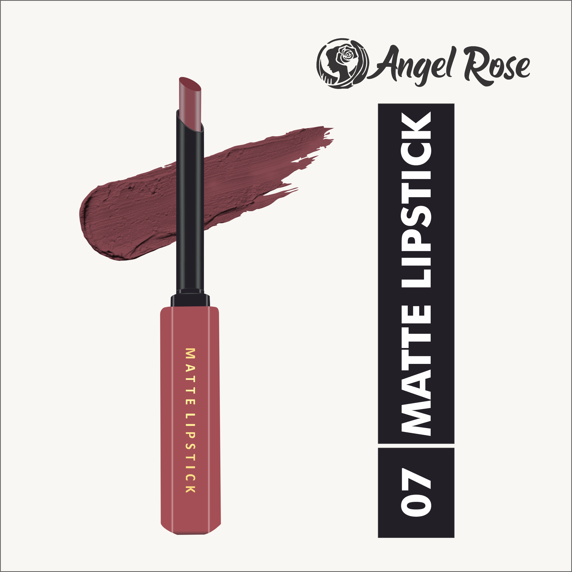 Angel Rose Matte Lipstick (Pack of 12)