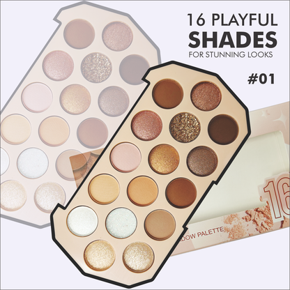 Anylady 16 colors pretty Strong Eyeshadow Palette