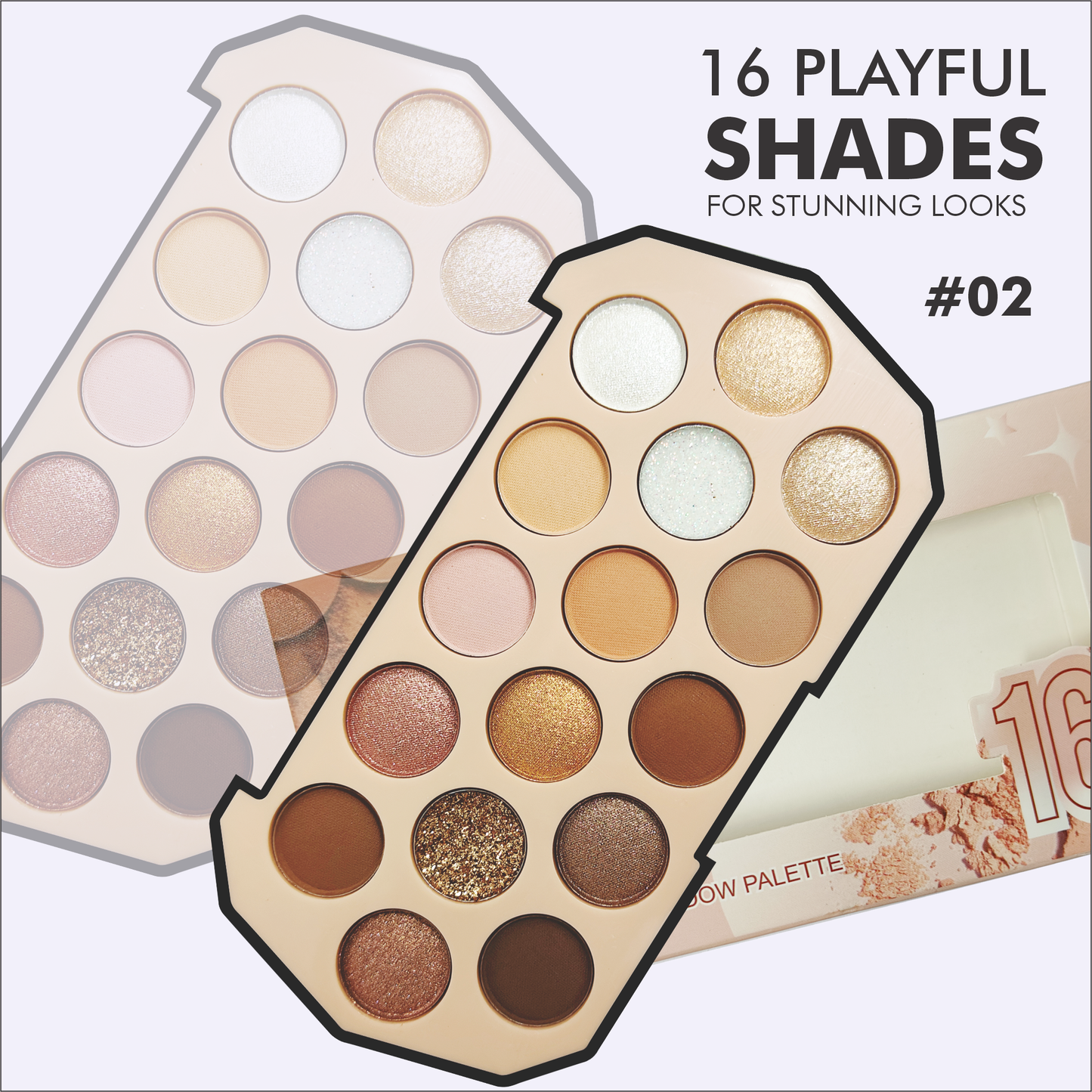 Anylady 16 colors pretty Strong Eyeshadow Palette