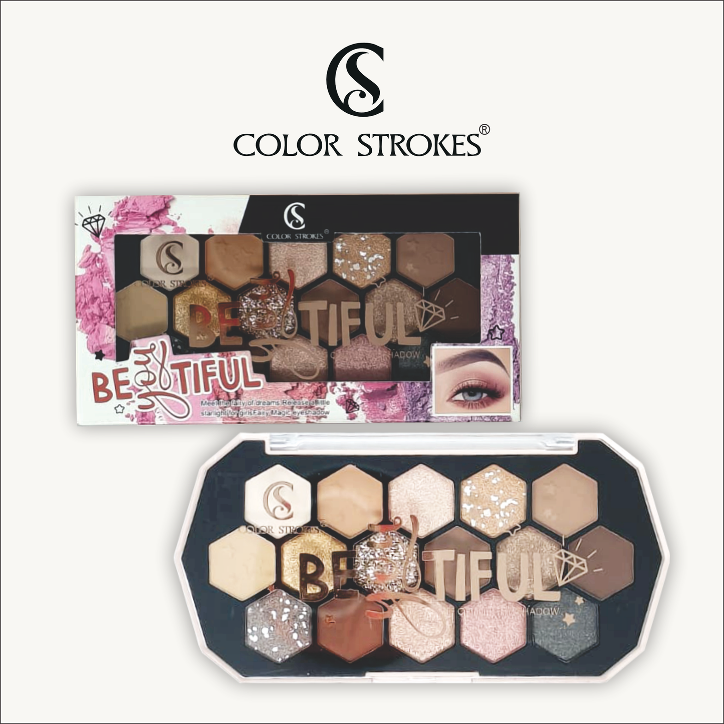 Color Strokes Beautiful Eyeshadows (16)