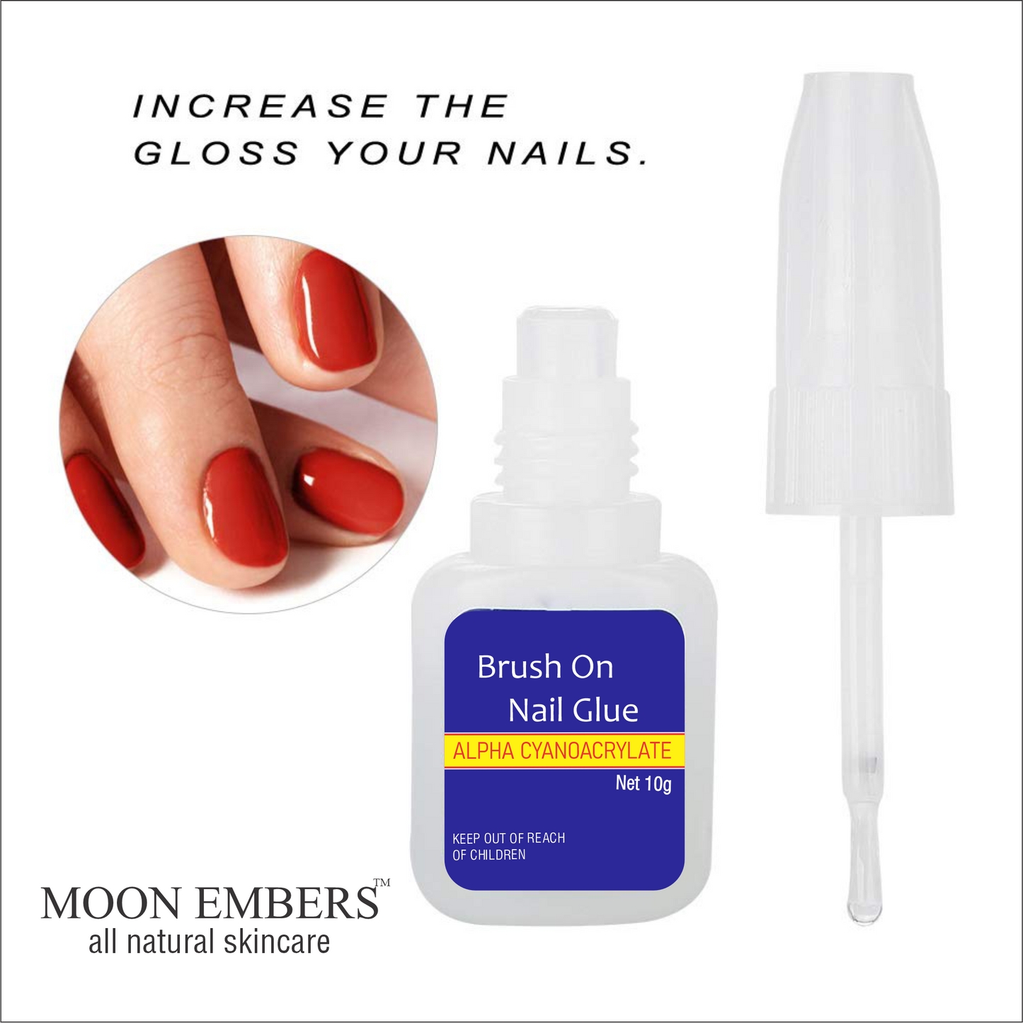 Moon Embers Brush-on Nail Glue