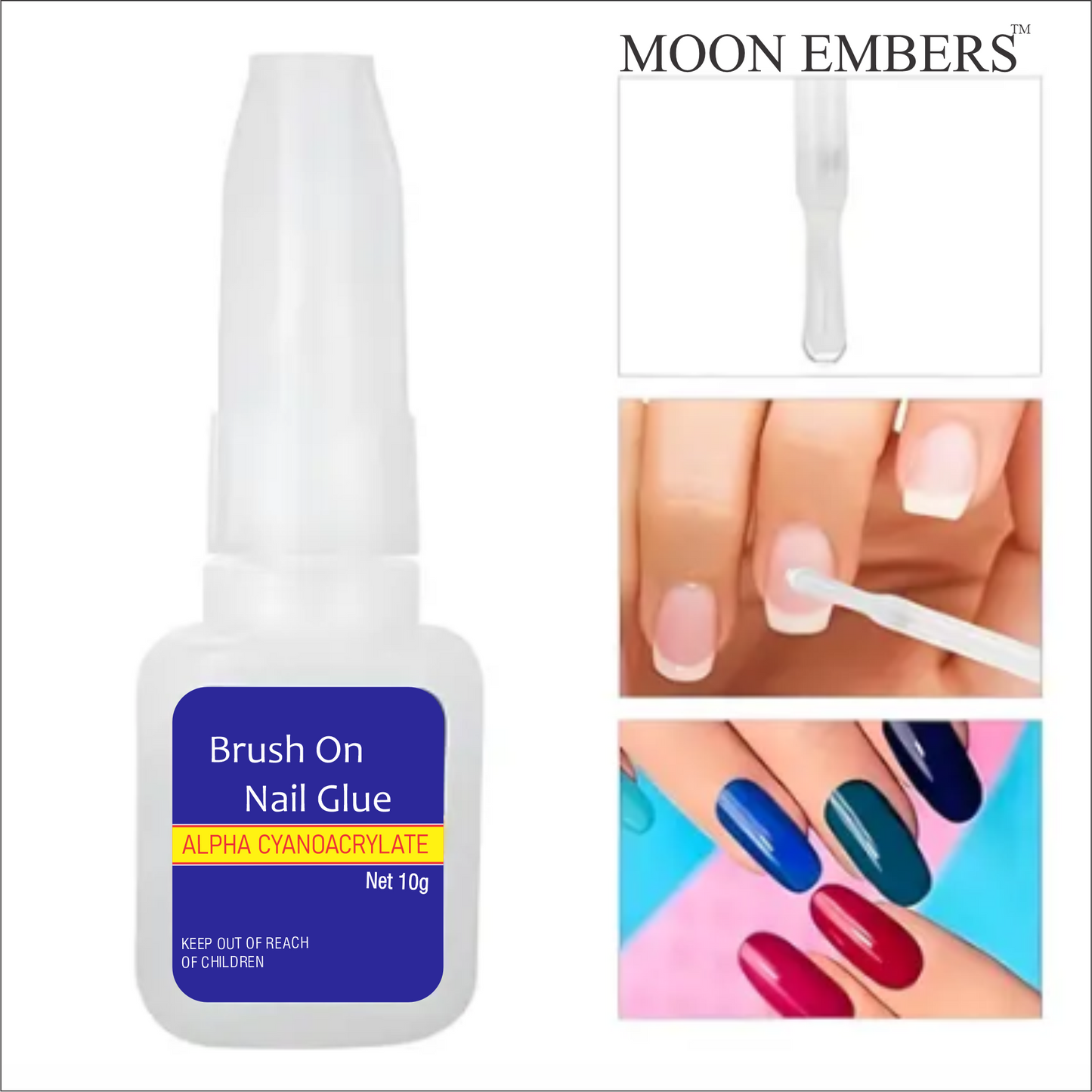 Moon Embers Brush-on Nail Glue