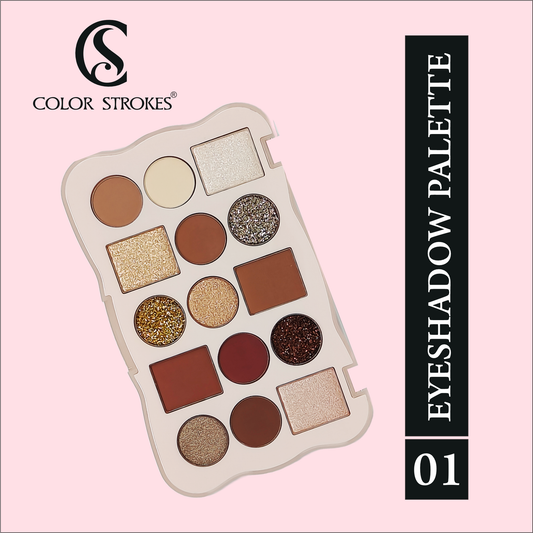 Color Strokes Eyeshadow Palette (15)