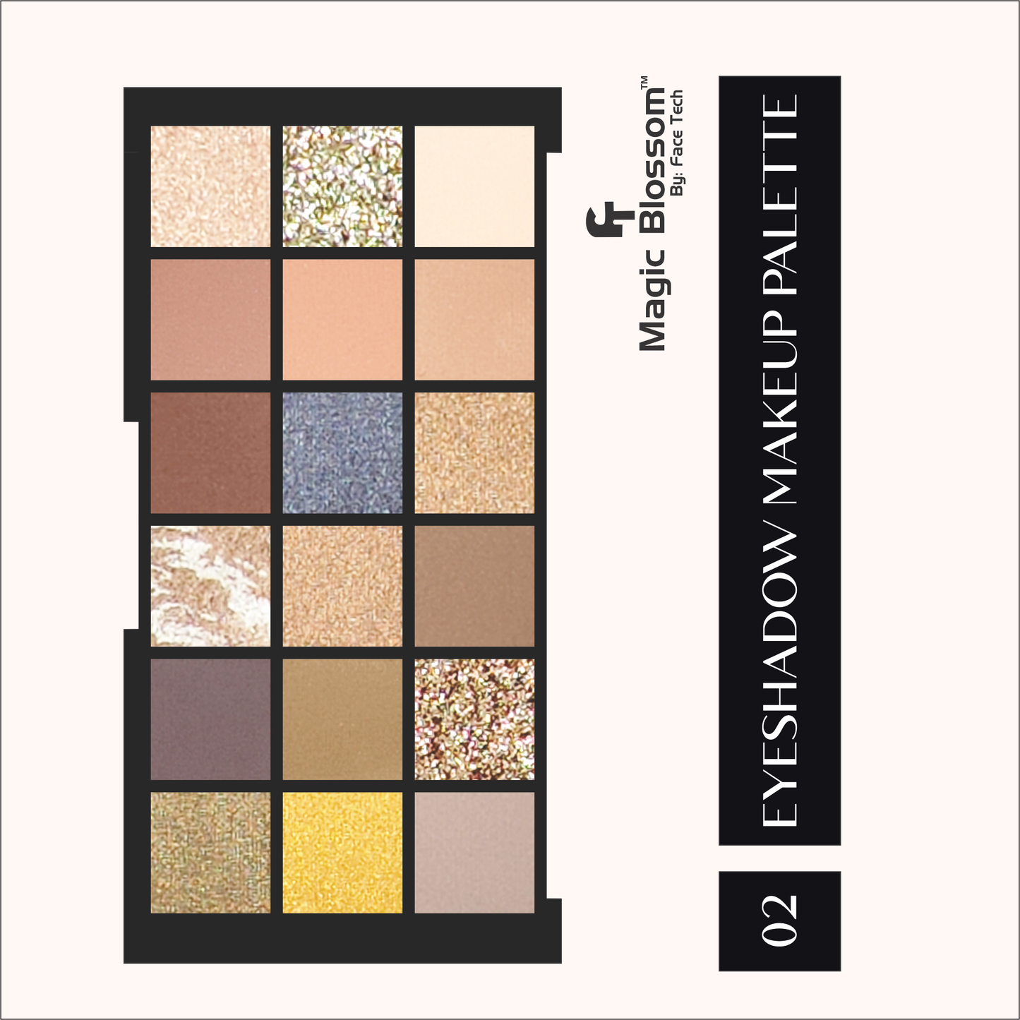 Magic Blossom Eyeshadow Makeup-Colors (Set 3)