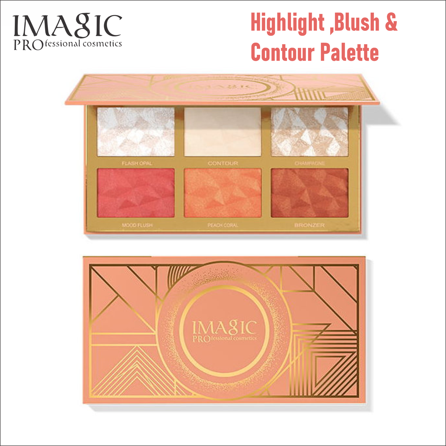 IMAGIC HIGHLIGHT, CONTOUR AND BLUSH PALLETE