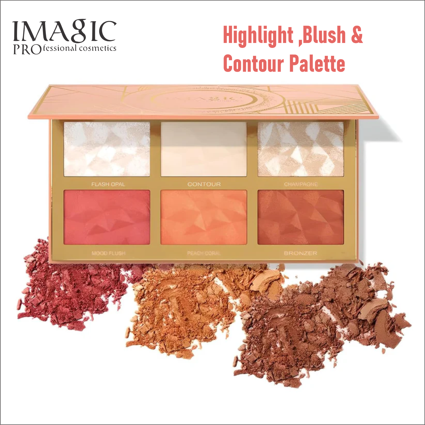 IMAGIC HIGHLIGHT, CONTOUR AND BLUSH PALLETE