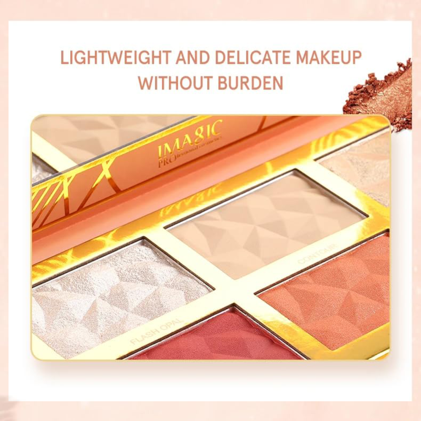 IMAGIC HIGHLIGHT, CONTOUR AND BLUSH PALLETE