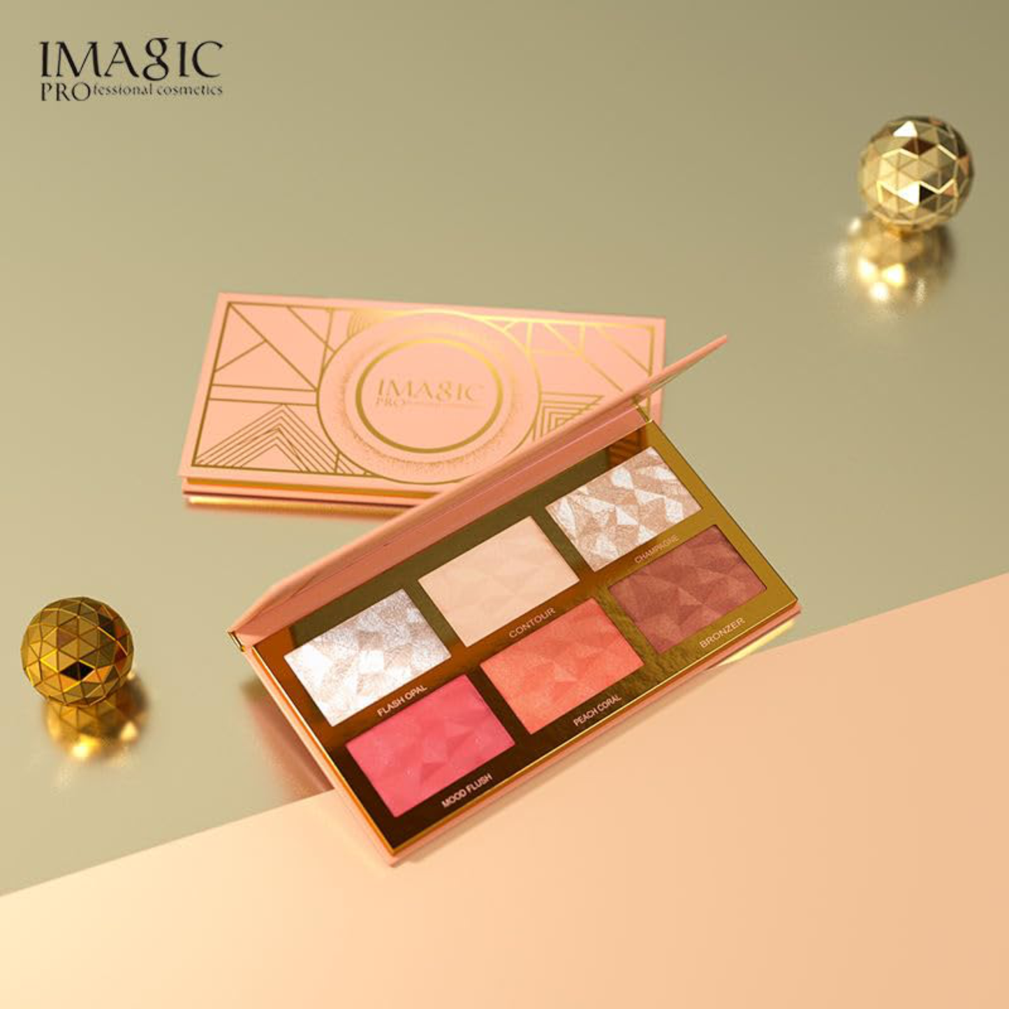 IMAGIC HIGHLIGHT, CONTOUR AND BLUSH PALLETE
