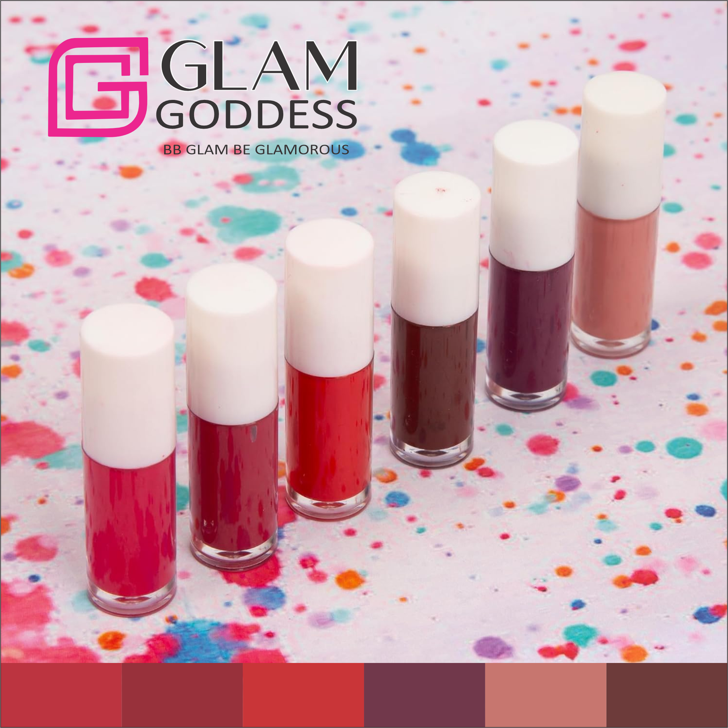 Glam Goddess Magnetic Lip Gloss (6 Piece Set)