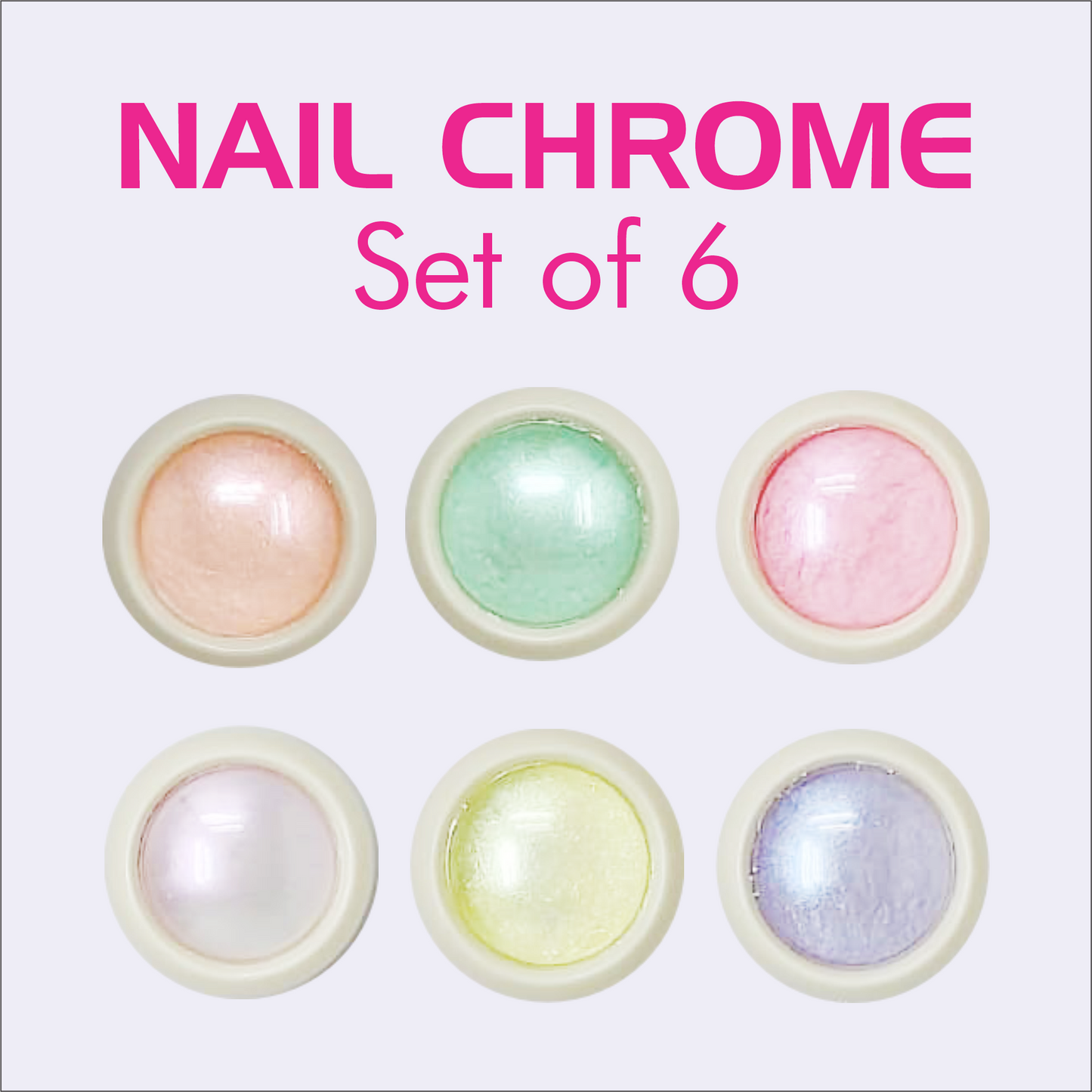 Nail Chrome (Set of 6)