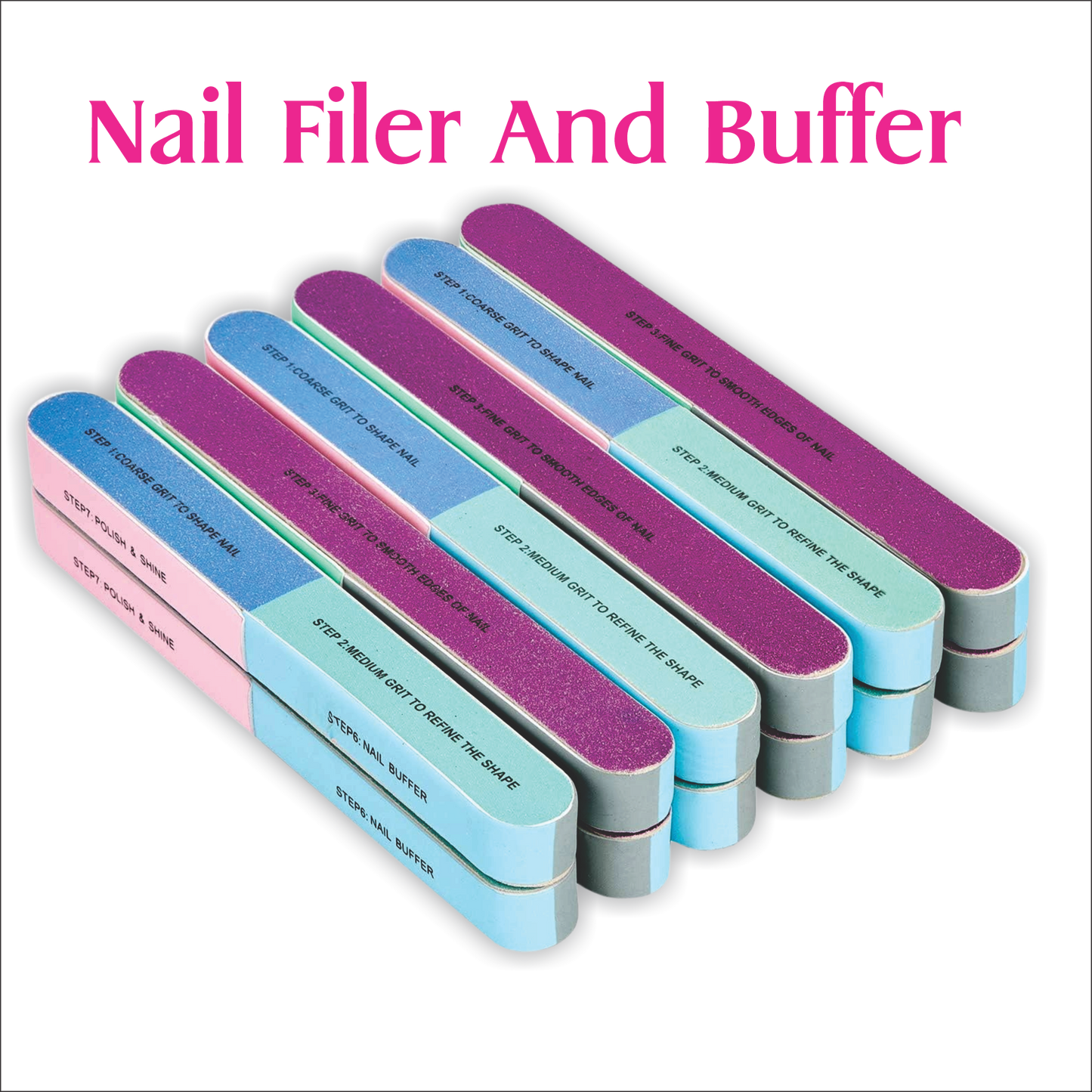 Nail Filer and Buffer Block Nail