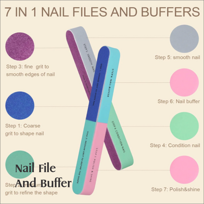 Nail Filer and Buffer Block Nail