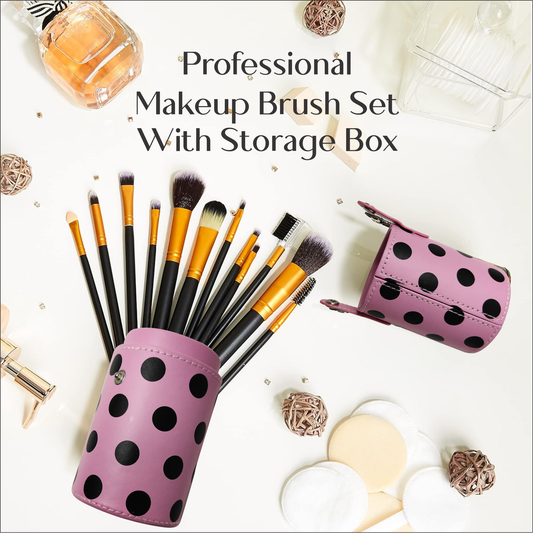 Professional Makeup Brush Set with Storage Box (Type 1)