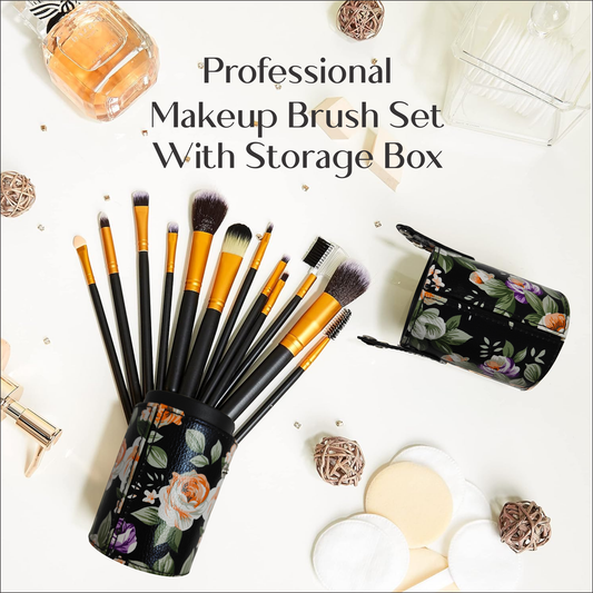 Professional Makeup Brush Set with Storage Box (Type 2)