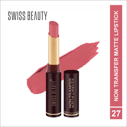 SWISS BEAUTY NON-TRANSFER MATTE LIPSTICK