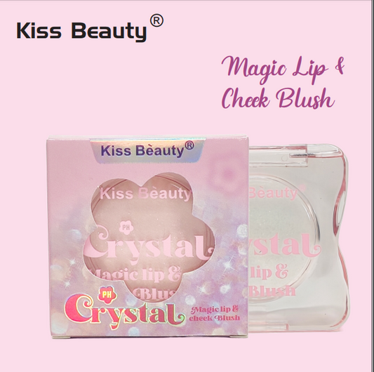 Kiss Beauty Crystak Magic Lip & Cheek Blush