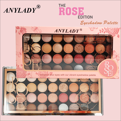 ANY LADY 36 COLOR EYE SHADOW PALLETE ROSE EDITION