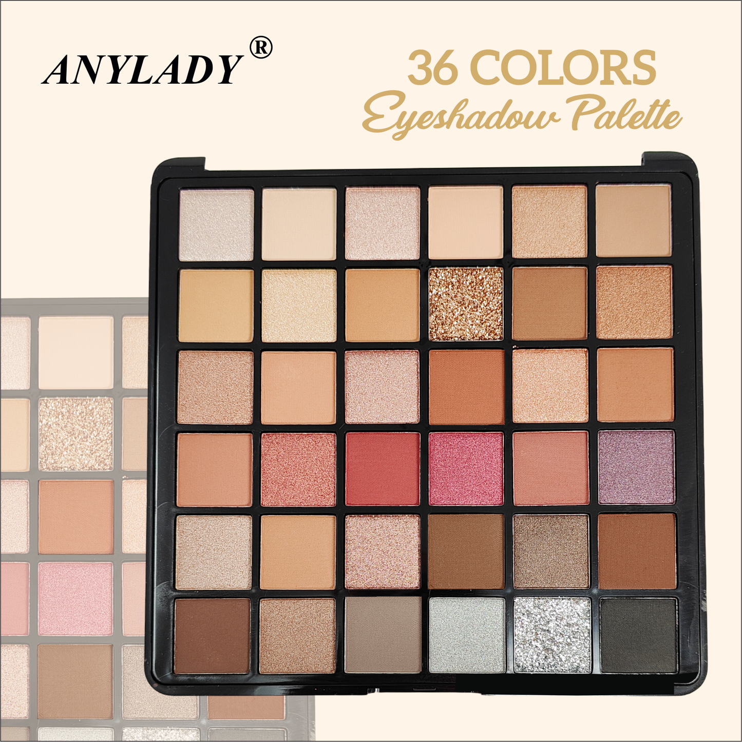 ANY LADY 36 COLOR EYE SHADOW PALLETE