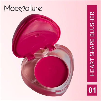 MOCALLURE HEART SHAPE BLUSHER WITH BRUSH